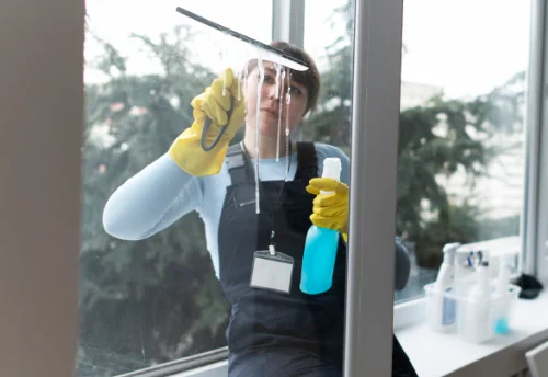 Nettoyage de vitres intérieures et extérieures à Messy